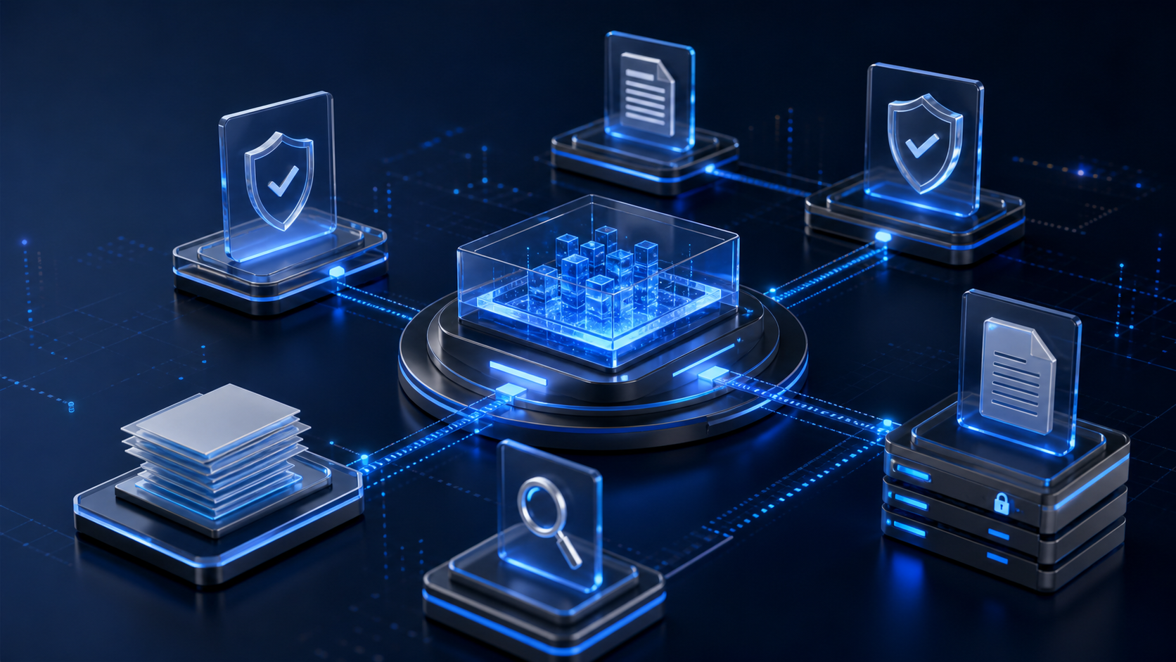 Secure financial operations platform connected to verified workflows